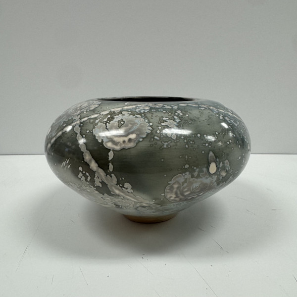 Raku Fired Soluble Metal Salts #12 by Scott Stockdale, Image 1.