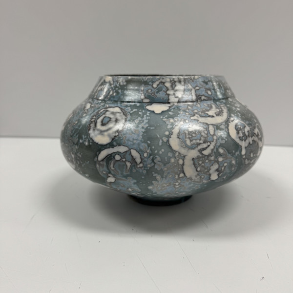 Raku Fired Soluble Metal Salts #8 by Scott Stockdale, Image 1.