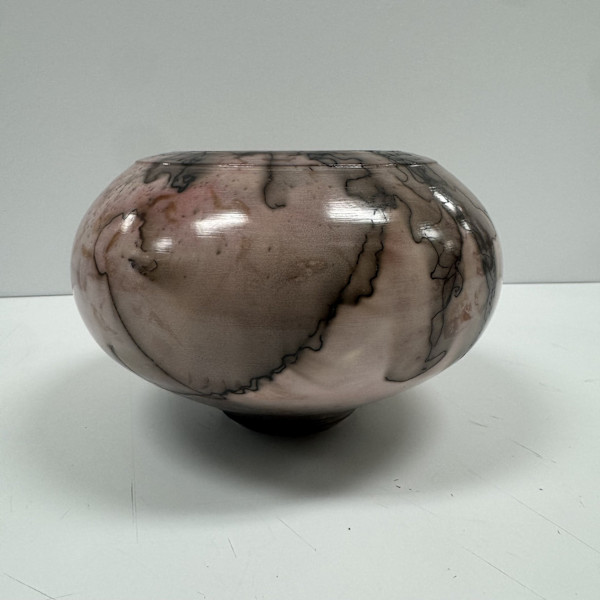 Raku Fired Soluble Metal Salts #4 by Scott Stockdale, Image 1.