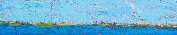 Across the Bay, 12x60" by Ginnie Cappaert