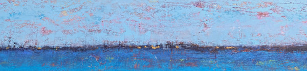 Across the Bay 2, 12x60" by Ginnie Cappaert