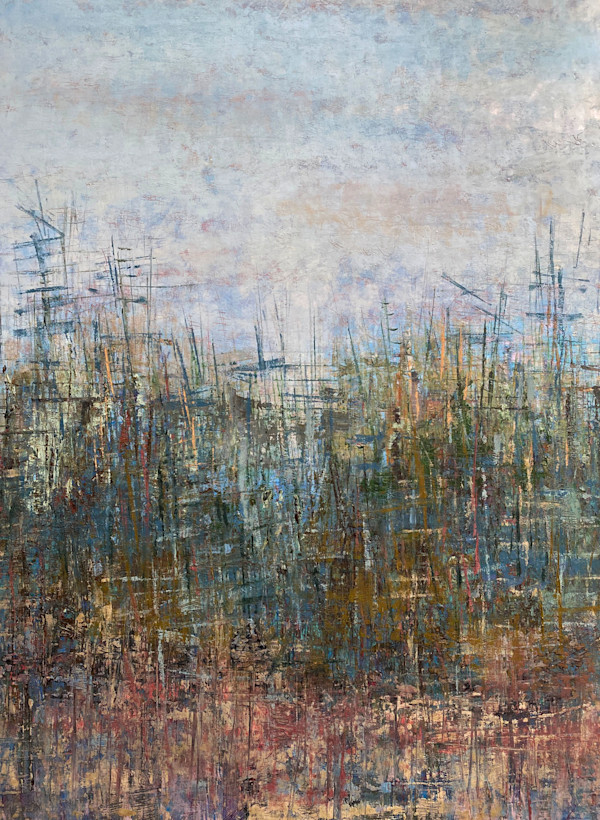 Amongst the Treetops, 60x42" by Ginnie Cappaert