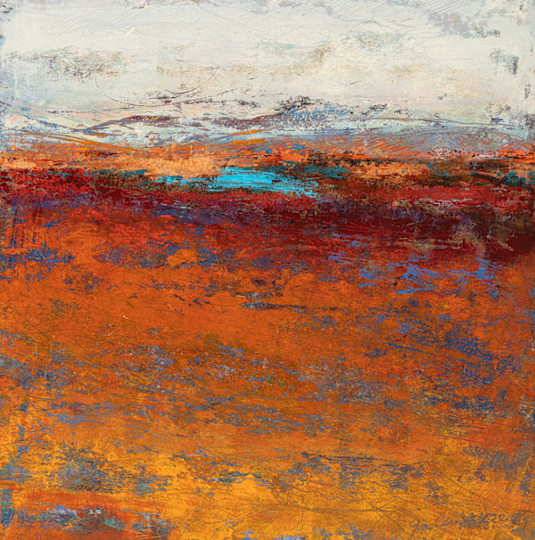 Awaken at Dawn I, 18x18" by Ginnie Cappaert, Image 1.