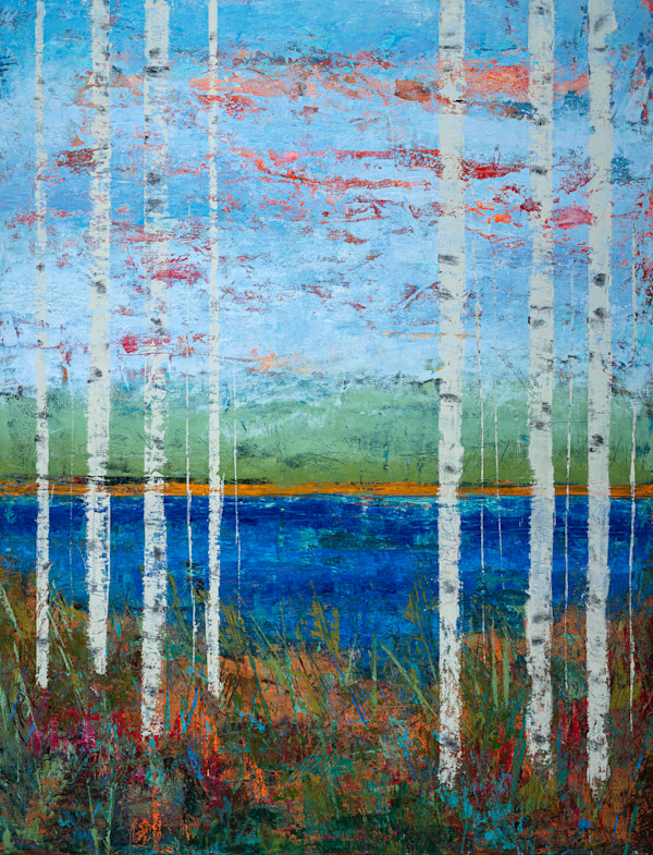 Blue Skies Above, 52x40" by Ginnie Cappaert, Image 1.