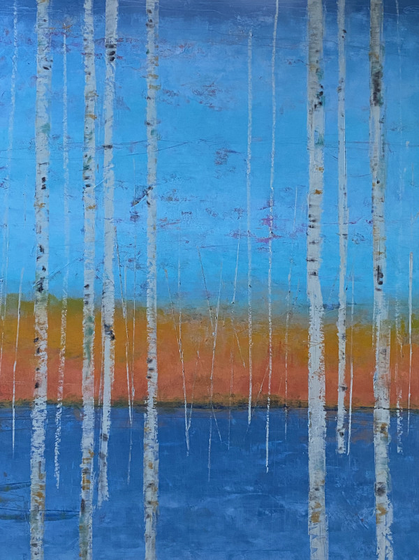 Branches Dancing, 40x30" by Ginnie Cappaert