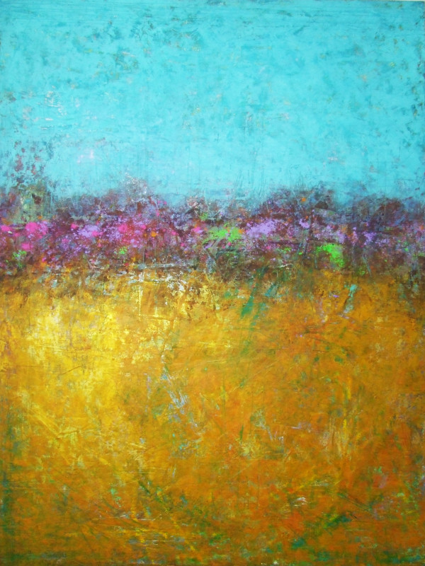 Chasing the Sky, 48x36" by Ginnie Cappaert
