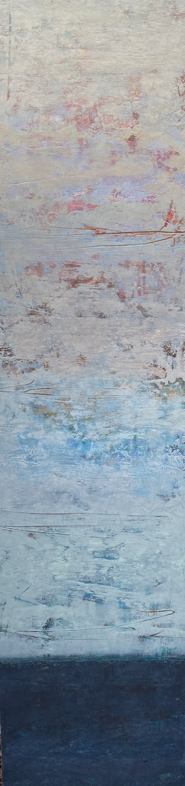 Color My World Quietly 1, 48x12" by Ginnie Cappaert, Image 1.