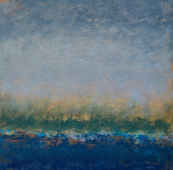 Evening Hike, 16x16" by Ginnie Cappaert