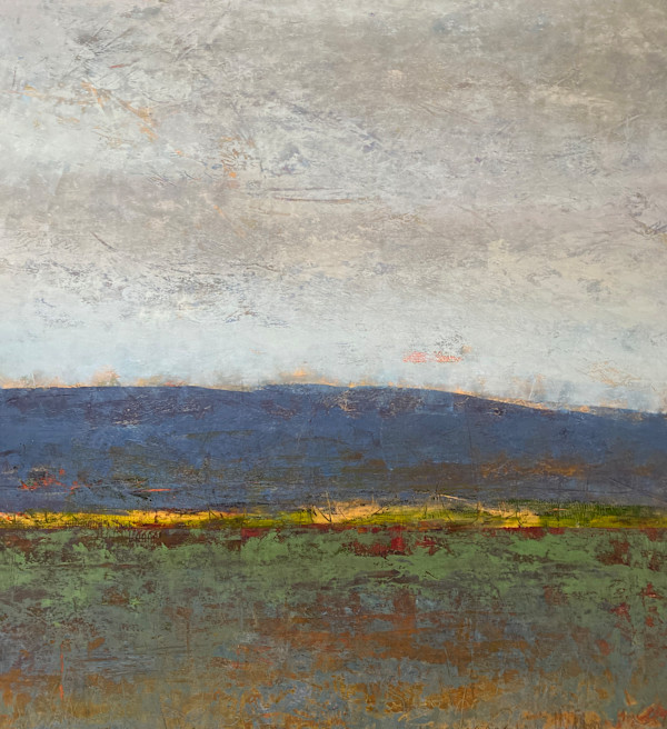 Evening Hike, 40x40" by Ginnie Cappaert