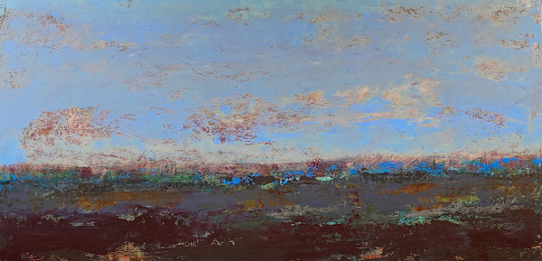 Evening Shore, 12x24" by Ginnie Cappaert