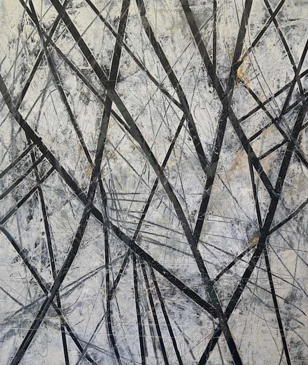 Forest Bathing I, 24x20" by Ginnie Cappaert