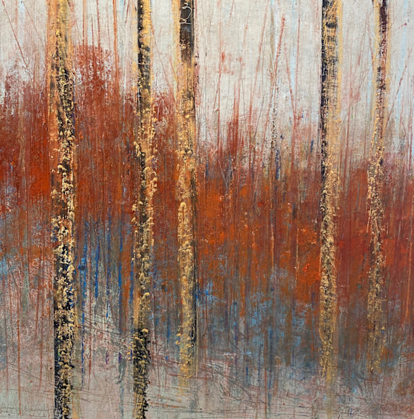 Forest Bathing 2, 14x14" by Ginnie Cappaert, Image 1.