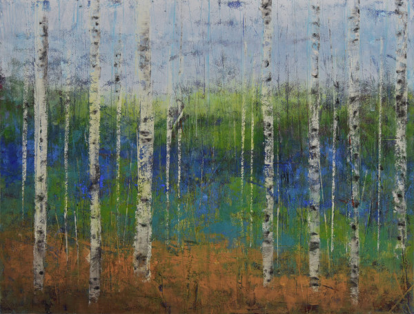 Forest Surprises 1, 30x40" by Ginnie Cappaert
