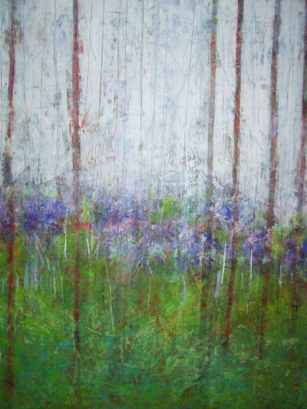 Forget Me Knot, 58x44" by Ginnie Cappaert