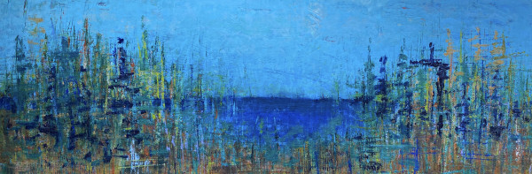 Found Beauty, 22x66" by Ginnie Cappaert