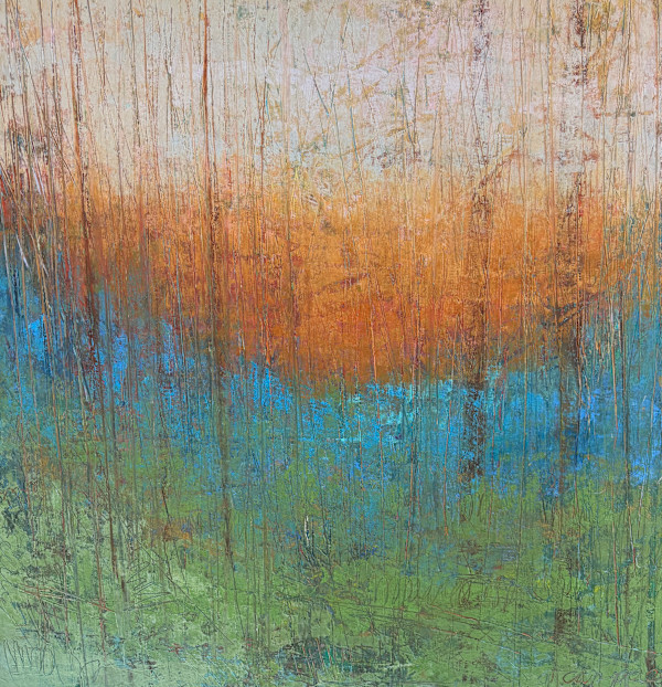 Golden Drift, 30x30" by Ginnie Cappaert, Image 1.