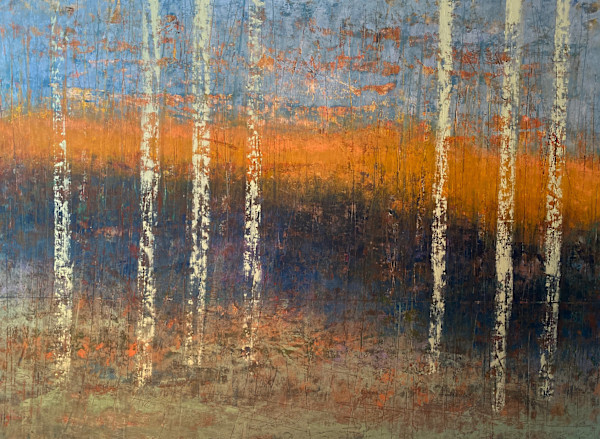 Golden Hours, 36x48 by Ginnie Cappaert