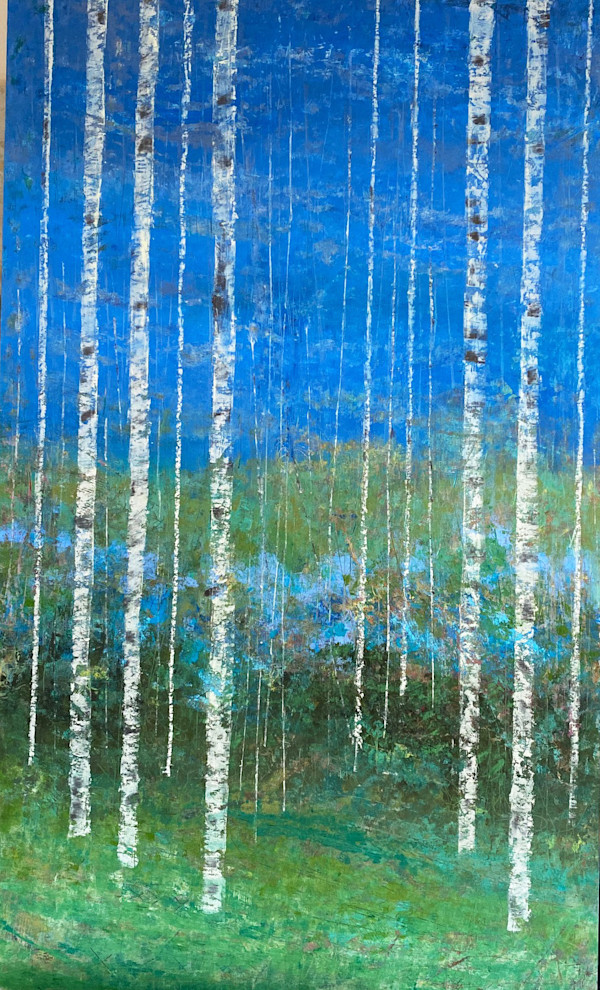 Gratitude Lies Within, 60x36" by Ginnie Cappaert