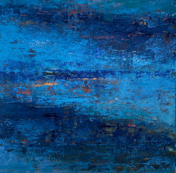 Healing Waters 1, 36x36" by Ginnie Cappaert