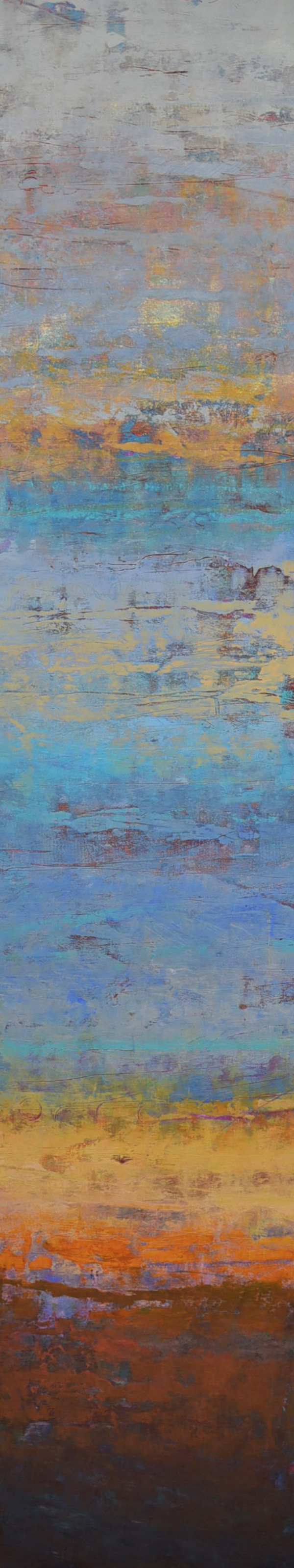 Holding Space in the Unknown I, 60x12" by Ginnie Cappaert