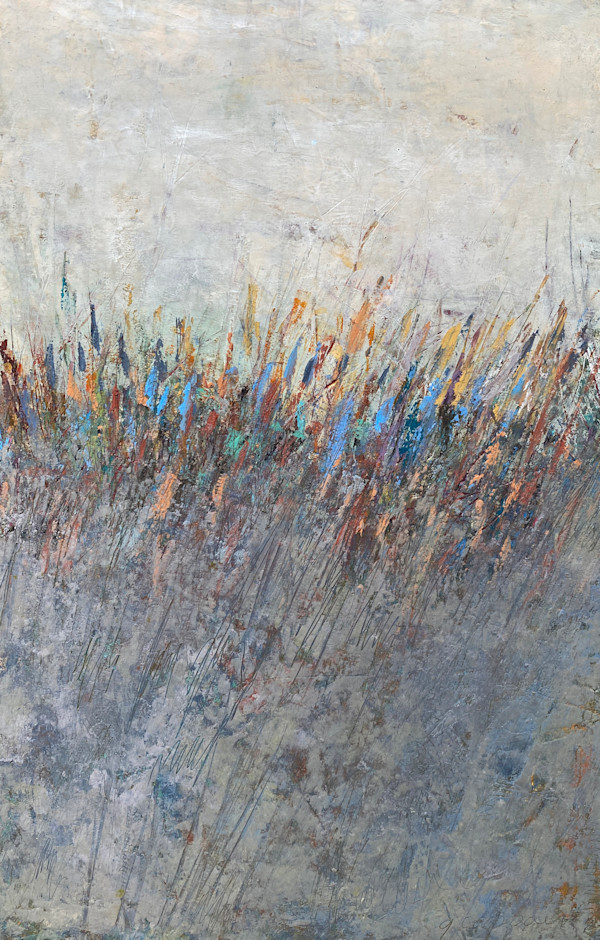In The Prairie 1, 36x24x2" by Ginnie Cappaert, Image 1.