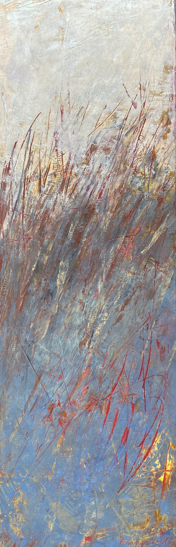 In The Prairie 2, 36x12" by Ginnie Cappaert, Image 1.