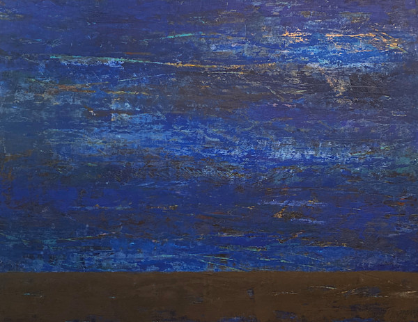 Midnight, 36x48" by Ginnie Cappaert