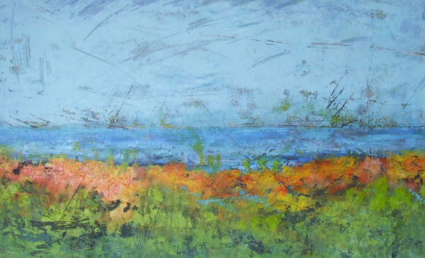 Morning Shore, 12x21 by Ginnie Cappaert