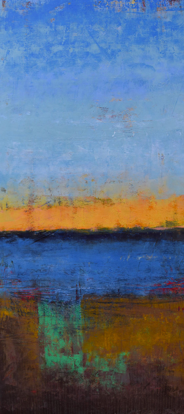 Morning Shore, 39x18" by Ginnie Cappaert