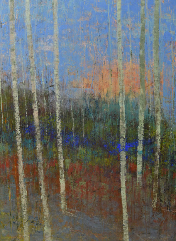 Morning in the Forest, 40x30" by Ginnie Cappaert