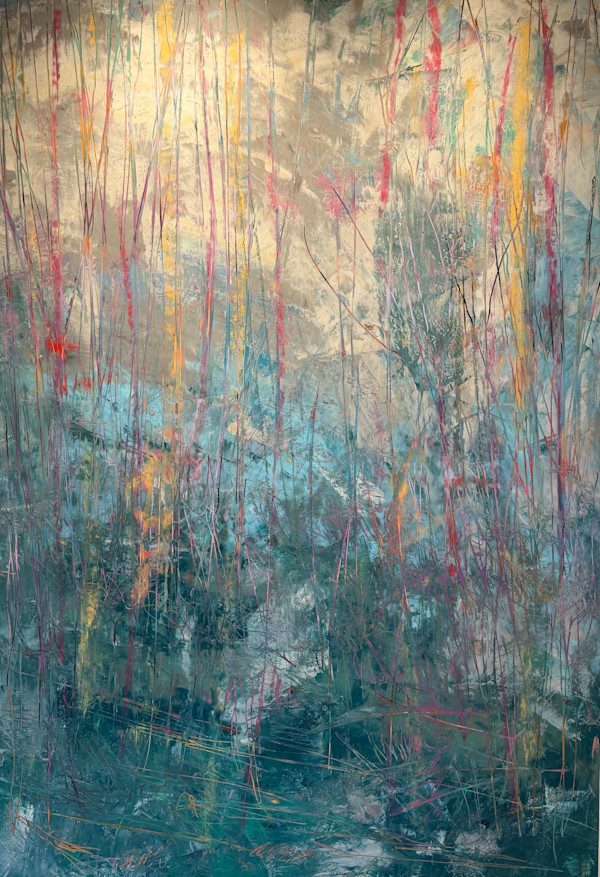 New Beginnings 60x42" by Ginnie Cappaert, Image 1.