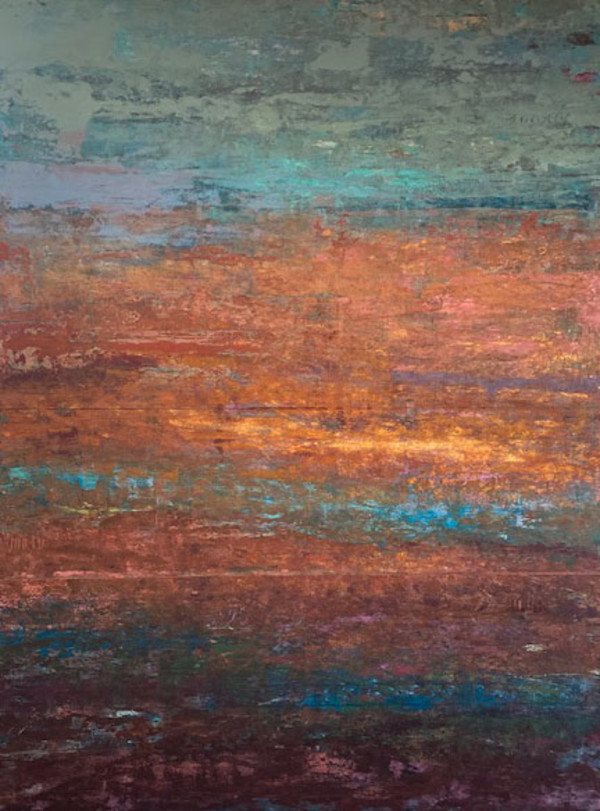 New Ground 1, 48x36" by Ginnie Cappaert