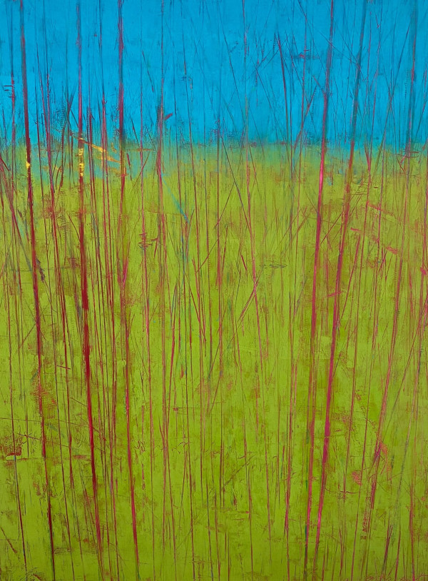 New Growth I, 40x30" by Ginnie Cappaert