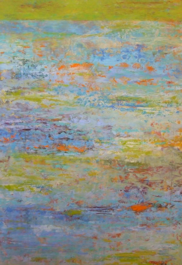 On the Surface, 36x26" by Ginnie Cappaert