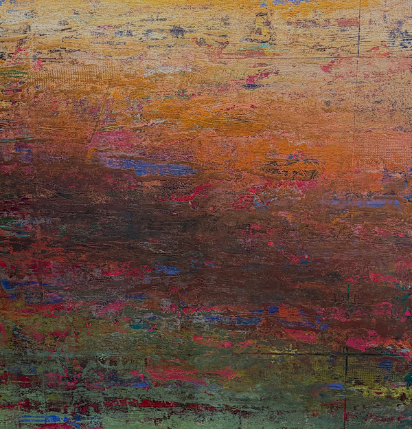 Protect Her (Earth) 1, 40x40" by Ginnie Cappaert, Image 1.