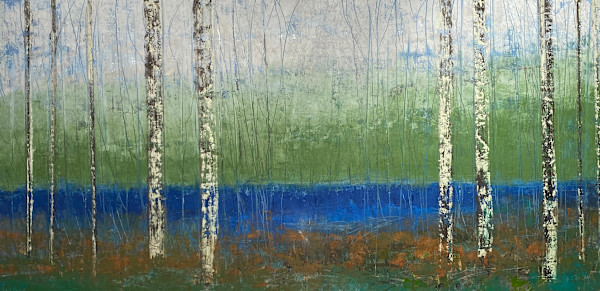 Solstice Night 1, 24x48 by Ginnie Cappaert