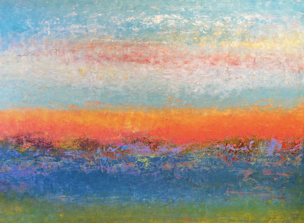 Summer Meanderings, 36x48" by Ginnie Cappaert