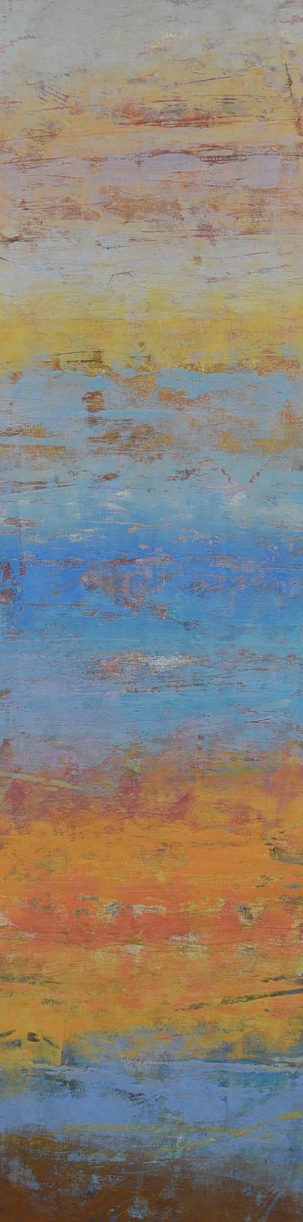 Taking My Time I, 48x12" by Ginnie Cappaert