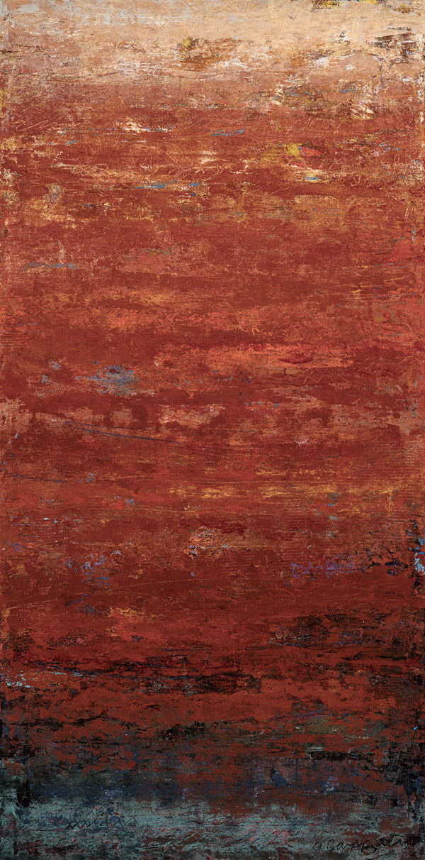 The Road Less Traveled, 40x20" by Ginnie Cappaert, Image 1.