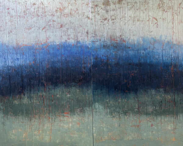 Time Passages (Diptych) 2X48x30"