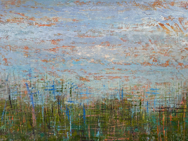 View From the Top, 30x40" by Ginnie Cappaert