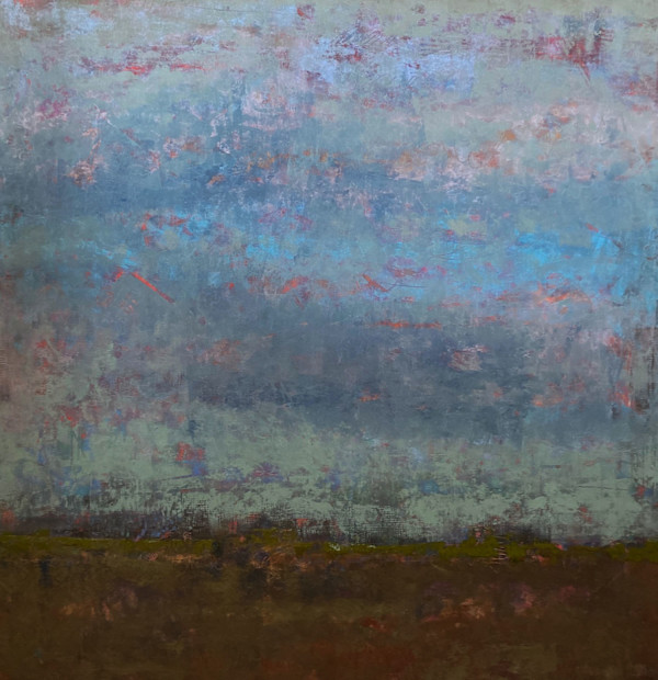Waking Up in a Dream, 36x36" by Ginnie Cappaert