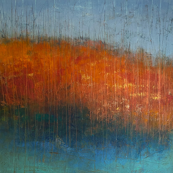 On my Autumn Drive, 30x30" by Ginnie Cappaert, Image 1.