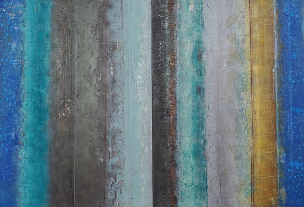 Natures Layers (diptych) by Ginnie Cappaert
