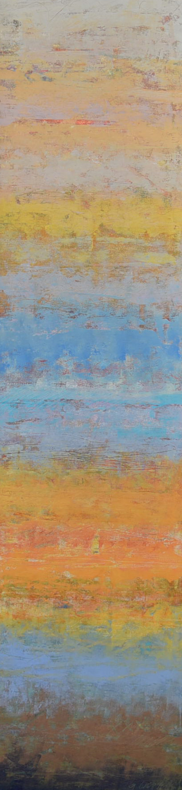Taking My Time 3, 48x12" by Ginnie Cappaert