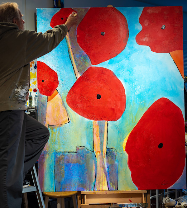 Urban Poppies - 25% Off (Save $1,235) = $3712! by louie . rochon . fine . art, Image 3.