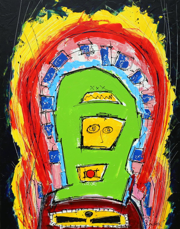 Pinhead by louie . rochon . fine . art