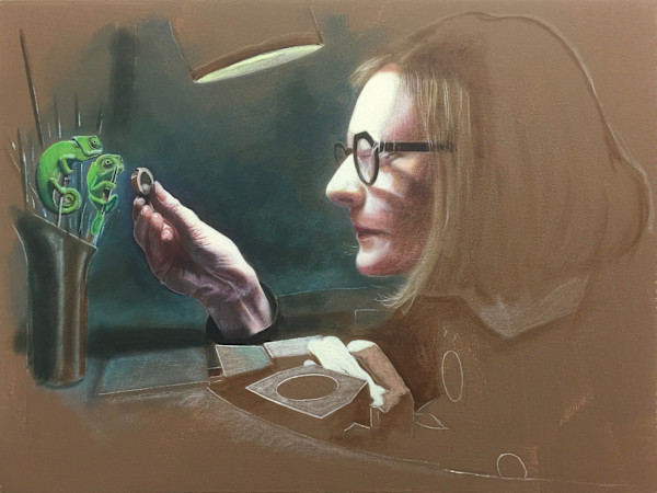 The Jeweller and the Chameleons by Ross Morgan, Image 1.