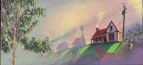 Molly Moores as a House Like Yours - Picture book illustration - pg 4 - 5 by Ross Morgan, Image 1.