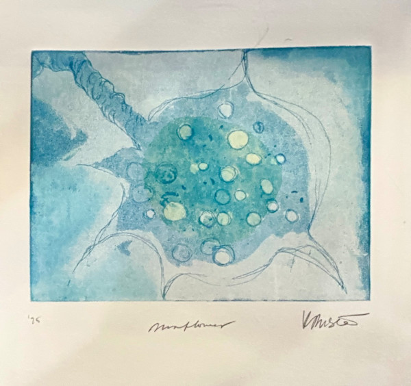 Blue Moonflower by Kim Bursic